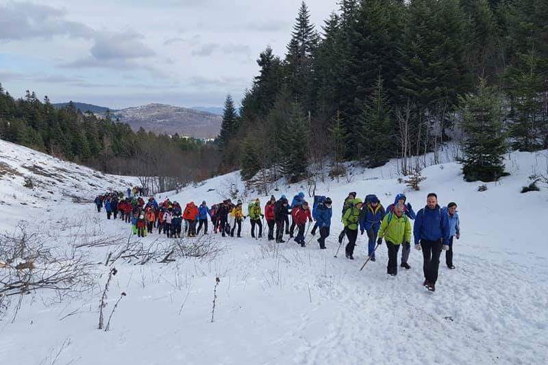 Tradicionalnim usponom planinara na Bjelašnicu započinju Napretkovi božićni dani 2018.
