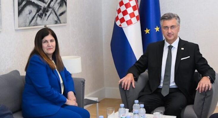 Andrej Plenković i Varsen Aghabekian